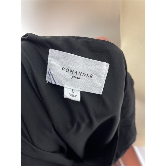 Tuckernuck Pomander Place Black and White Dylan Midi Dress Large‎ L - Picture 9 of 10